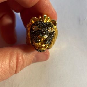Noir Jewelry lion ring
